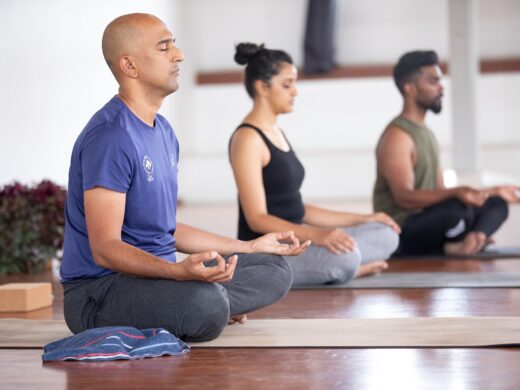 group yoga class